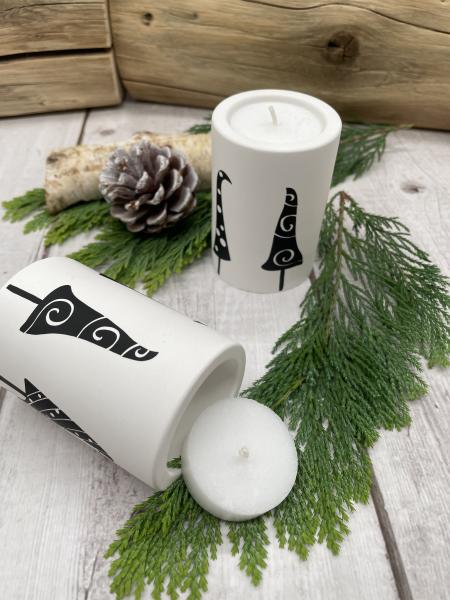 Teelichthalter fröhliche Weihnachtsbäumchen